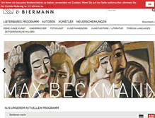 Tablet Screenshot of klinkhardtundbiermann.de